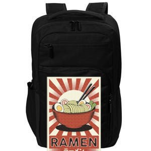 Retro Japanese Food Ra Poster Kawaii Anime Impact Tech Backpack