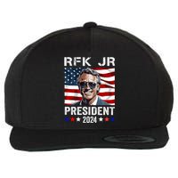 RFK JR For President 2024 Robert Kennedy Jr 24 Wool Snapback Cap