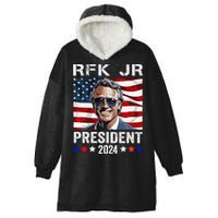 RFK JR For President 2024 Robert Kennedy Jr 24  Hooded Wearable Blanket
