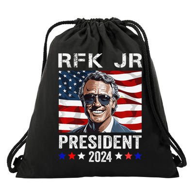 RFK JR For President 2024 Robert Kennedy Jr 24  Drawstring Bag