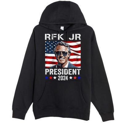 RFK JR For President 2024 Robert Kennedy Jr 24  Premium Pullover Hoodie