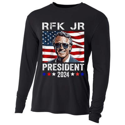 RFK JR For President 2024 Robert Kennedy Jr 24  Cooling Performance Long Sleeve Crew