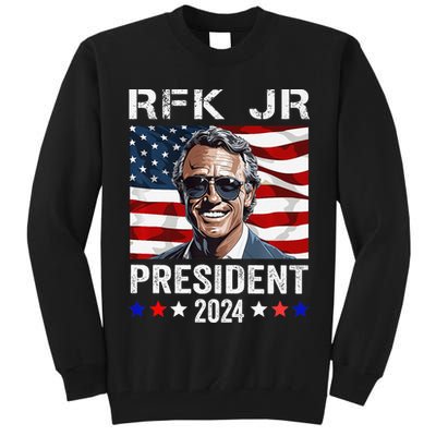 RFK JR For President 2024 Robert Kennedy Jr 24  Tall Sweatshirt