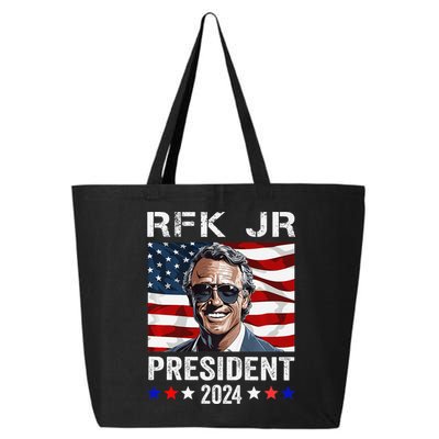 RFK JR For President 2024 Robert Kennedy Jr 24  25L Jumbo Tote