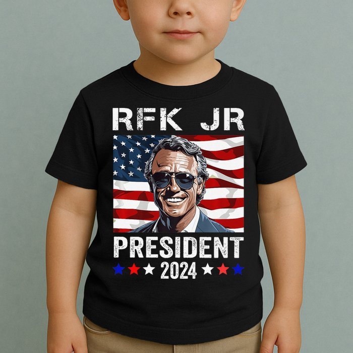 RFK JR For President 2024 Robert Kennedy Jr 24  Toddler T-Shirt