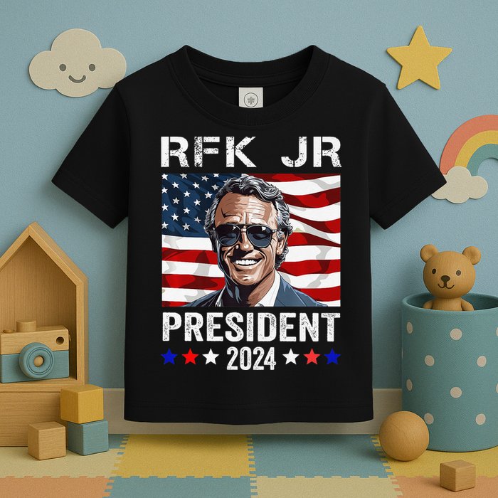 RFK JR For President 2024 Robert Kennedy Jr 24  Toddler T-Shirt