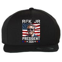 RFK JR For President 2024 Robert Kennedy Jr 24  Wool Snapback Cap
