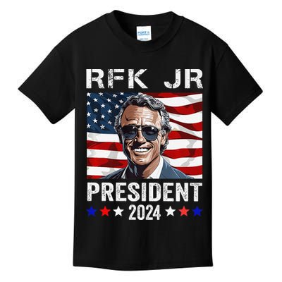 RFK JR For President 2024 Robert Kennedy Jr 24  Kids T-Shirt