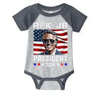 RFK JR For President 2024 Robert Kennedy Jr 24  Infant Baby Jersey Bodysuit