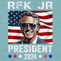 RFK JR For President 2024 Robert Kennedy Jr 24  Sueded Cloud Jersey T-Shirt