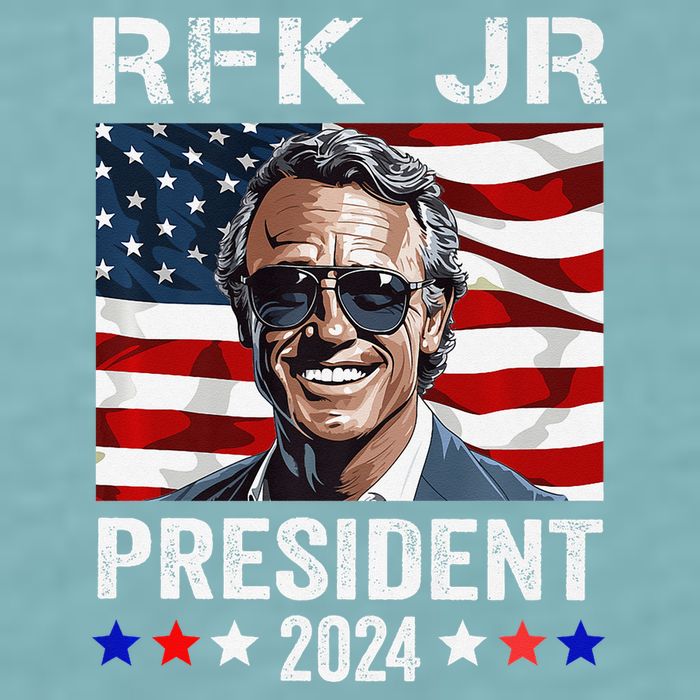RFK JR For President 2024 Robert Kennedy Jr 24  Sueded Cloud Jersey T-Shirt