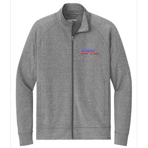 RFK Jr. for President 2024 Stars and Stripes Red White Blue Stretch Full-Zip Cadet Jacket