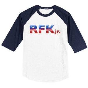 RFK Jr. for President 2024 Stars and Stripes Red White Blue Baseball Sleeve Shirt