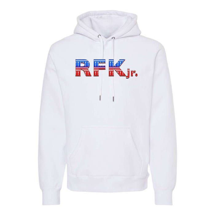 RFK Jr. for President 2024 Stars and Stripes Red White Blue Premium Hoodie