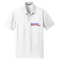 RFK Jr. for President 2024 Stars and Stripes Red White Blue Dry Zone Grid Polo