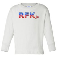 RFK Jr. for President 2024 Stars and Stripes Red White Blue Toddler Long Sleeve Shirt