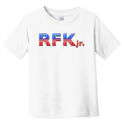 RFK Jr. for President 2024 Stars and Stripes Red White Blue Toddler T-Shirt