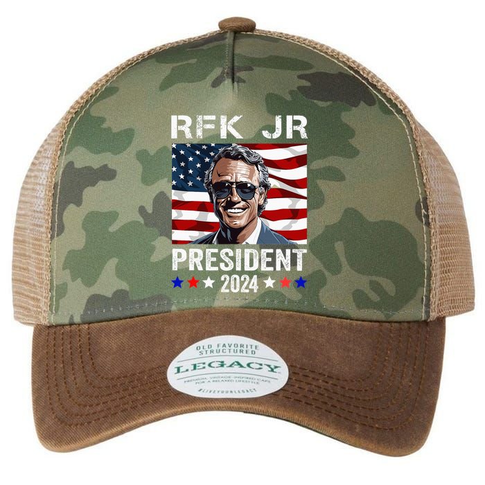 Rfk Jr For President 2024 Robert Kennedy Jr 24 Legacy Tie Dye Trucker Hat