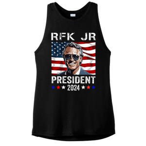 Rfk Jr For President 2024 Robert Kennedy Jr 24 Ladies PosiCharge Tri-Blend Wicking Tank