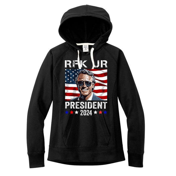 Rfk Jr For President 2024 Robert Kennedy Jr 24 Women's Fleece Hoodie