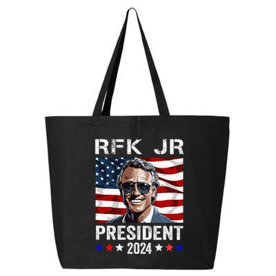 Rfk Jr For President 2024 Robert Kennedy Jr 24 25L Jumbo Tote