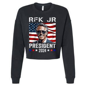 Rfk Jr For President 2024 Robert Kennedy Jr 24 Cropped Pullover Crew