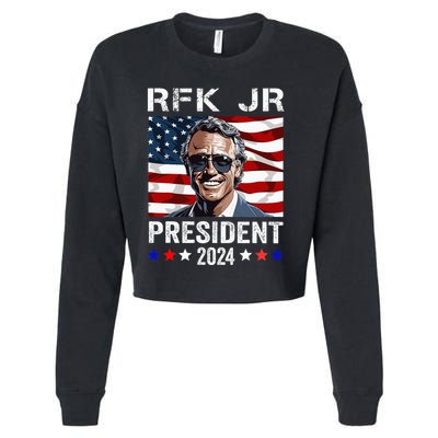 Rfk Jr For President 2024 Robert Kennedy Jr 24 Cropped Pullover Crew