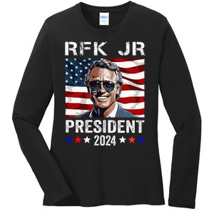 Rfk Jr For President 2024 Robert Kennedy Jr 24 Ladies Long Sleeve Shirt