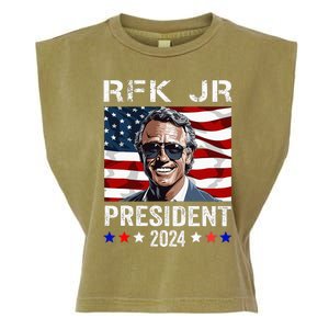 Rfk Jr For President 2024 Robert Kennedy Jr 24 Garment-Dyed Women's Muscle Tee