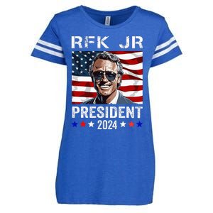 Rfk Jr For President 2024 Robert Kennedy Jr 24 Enza Ladies Jersey Football T-Shirt