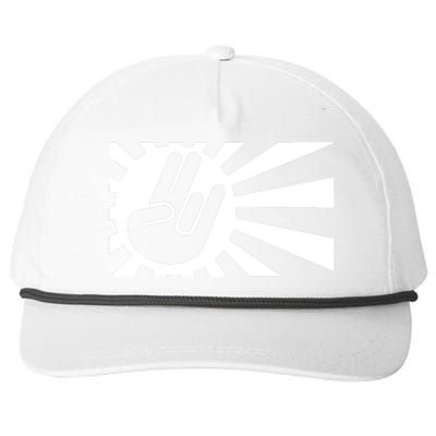 Racers Japan Flag Snapback Five-Panel Rope Hat