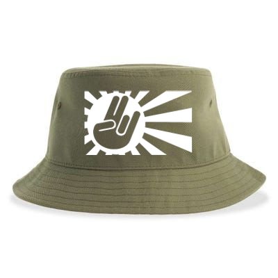 Racers Japan Flag Sustainable Bucket Hat