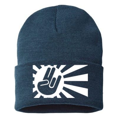 Racers Japan Flag Sustainable Knit Beanie