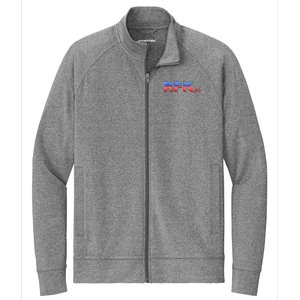 RFK Jr. for President 2024 Stars and Stripes Red White Blue Stretch Full-Zip Cadet Jacket