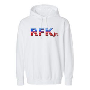 RFK Jr. for President 2024 Stars and Stripes Red White Blue Garment-Dyed Fleece Hoodie