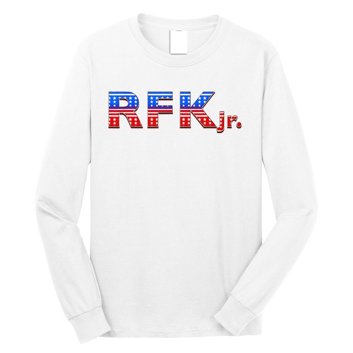 RFK Jr. for President 2024 Stars and Stripes Red White Blue Long Sleeve Shirt