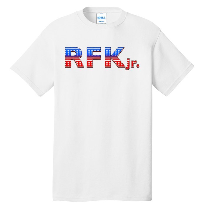 RFK Jr. for President 2024 Stars and Stripes Red White Blue Tall T-Shirt