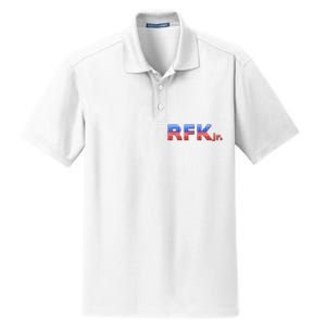 RFK Jr. for President 2024 Stars and Stripes Red White Blue Dry Zone Grid Polo