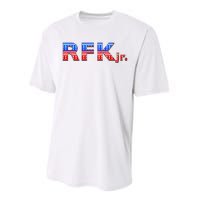 RFK Jr. for President 2024 Stars and Stripes Red White Blue Performance Sprint T-Shirt