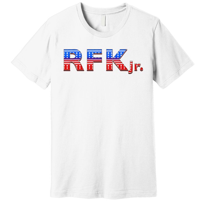 RFK Jr. for President 2024 Stars and Stripes Red White Blue Premium T-Shirt