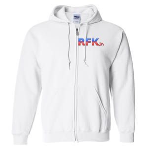 RFK Jr. for President 2024 Stars and Stripes Red White Blue Full Zip Hoodie