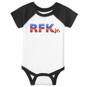 RFK Jr. for President 2024 Stars and Stripes Red White Blue Infant Baby Jersey Bodysuit