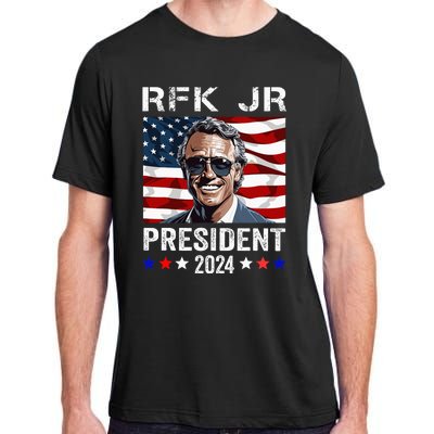 Rfk Jr For President 2024 Robert Kennedy Jr 24 Adult ChromaSoft Performance T-Shirt