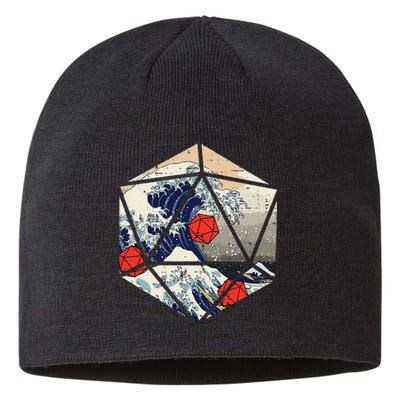 Rpg Japanese Great Wave Gamer Sustainable Beanie