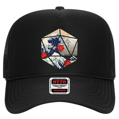 Rpg Japanese Great Wave Gamer Trucker Hat