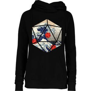 RPG Japanese Great Wave Gamer Men Womens Funnel Neck Pullover Hood