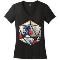 RPG Japanese Great Wave Gamer Men Women's V-Neck T-Shirt