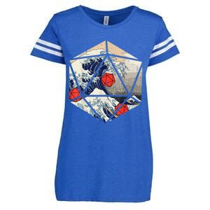 RPG Japanese Great Wave Gamer Men Enza Ladies Jersey Football T-Shirt