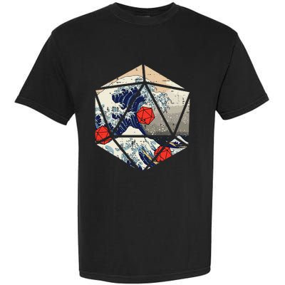 Rpg Japanese Great Wave Gamer Garment-Dyed Heavyweight T-Shirt