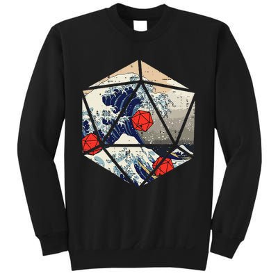 Rpg Japanese Great Wave Gamer Sweatshirt